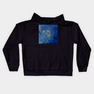 Wonderful unicorn with fairy Kids Hoodie